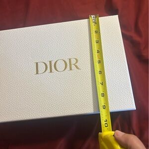 Dior white Box with Gold Logo
